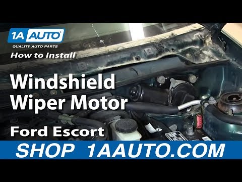 How To Install Replace Windshield Wiper Motor 1998-03 Ford Escort ZX2