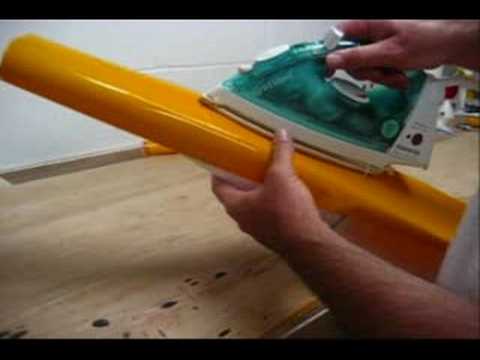 how to cover rc plane fuselage