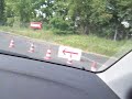 Driving a FN2 (Civic TypeR) on a zigzag course