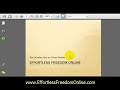 A Peek Inside Effortless Freedom Online