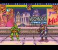 TMNT Tournament Fighters Michaelangelo vs Chrome Dome
