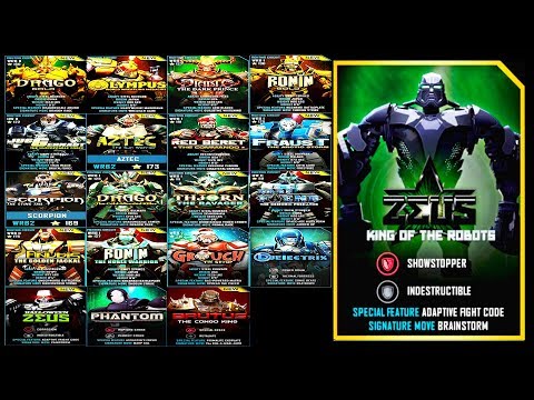 Real Steel WRB SUPERBOTS + ZEUS Halloween VS ZEUS - KING ROBOTS NEW (Живая Сталь)