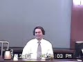 Court room middle finger