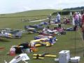Large Scale 3D RC Plane. smoking prop-hang at the end.