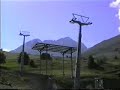 Bau der Sesselbahn Dieni-Milez, Sommer 1994 (Sedrun)