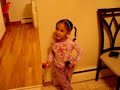 My Little Girl Singing the days of the week