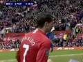 Diarra foul on Ronaldo