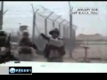 GB,UN,ONZ,FRANCE,ISRAEL, US WAR CRIMES - US Soldiers shooting live rounds at Iraqi prisoners. View Video