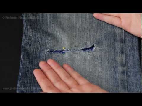 how to patch jeans without a sewing machine