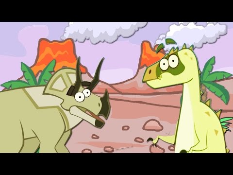 Fun Dinosaurs Cartoon Videos for Children | Dinosaurs Facts