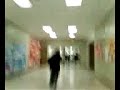 Milk Carton thru ceiling at school