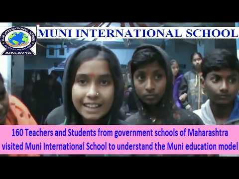 Government schools of Maharashtra Teachers and Students visited Muni International School