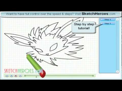 how to draw jolteon