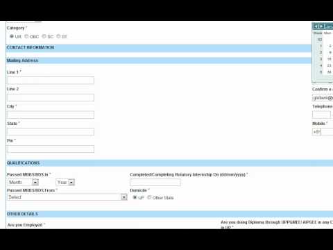 how to fill lucknow university examination form