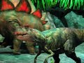 Walking With Dinosaurs - Allosaurus vs. Stegosaurus Walking With Dinosaurs - Allosaurus vs. Stegosaurus