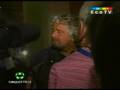 V-Day Beppe Grillo Grillo intervistato fine serata