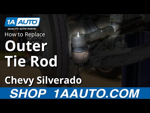 How To Install Replace Outer Tie Rod 2007-13 Chevy Silverado GMC Sierra 1500