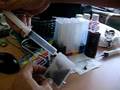 CISS howto Refill / remove air bubble / reprime
