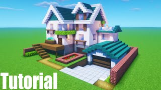Minecraft Tutorial: How To Make A Modern Suburban House 2 "2020 Tutorial"