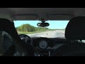 Slalom at Lunda airfield in Cooper S