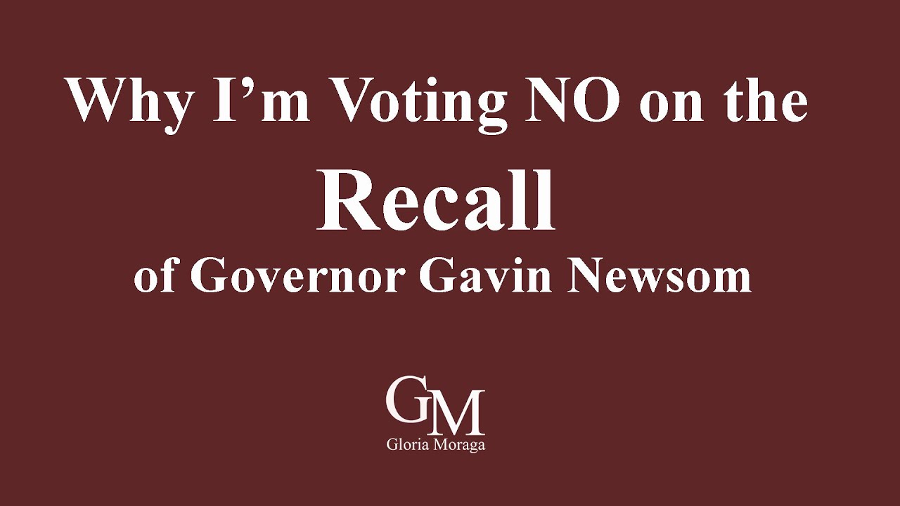 Why I'm Voting No on the Recall of Governor Newsom