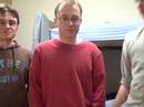 Dancing with Ryan and Charlie at Luther College: Brett