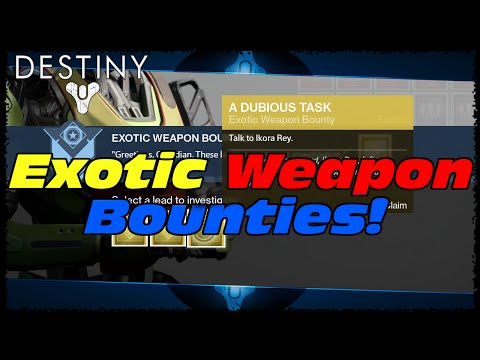 how to get exotic bounties