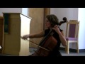 Josephine van Lier - Bach Cello Suite Nr 1, Menuet 1 & 2
