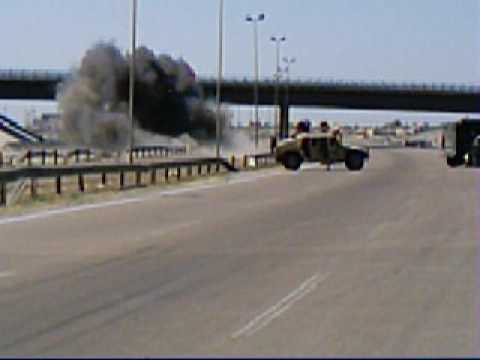 Iraq Roadside Close Call