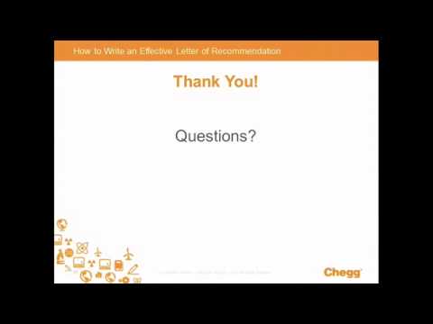 how to write letter of recommendation