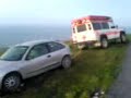 Sacando el coche del barro Sacando el coche del barro