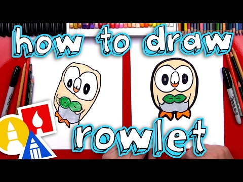 video-linktoworks-How To Draw Rowlet Pokemon - YouTube