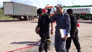 VÍDEO: Bombeiros participam de treinamento na BR 381 para ocorrência com produtos perigosos