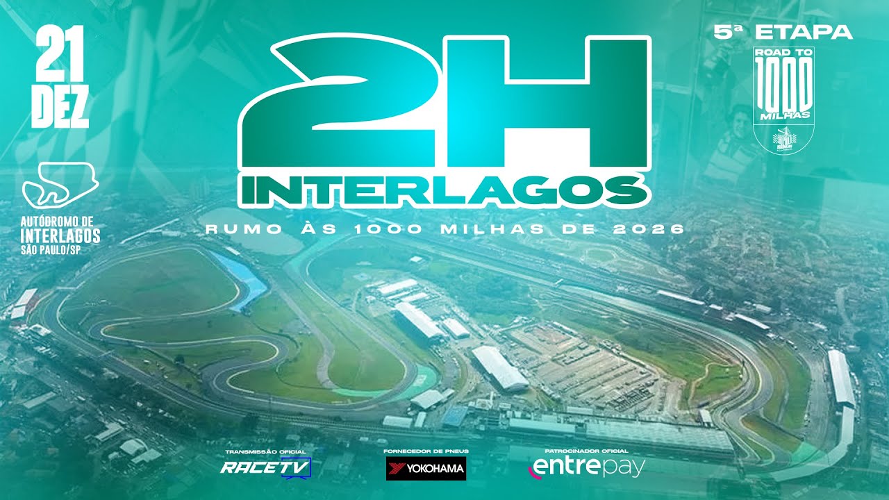 2h de Interlagos | #RoadTo1000Milhas - Rumo às 1000 Milhas de 2026 | 5º ETAPA | Interlagos/SP