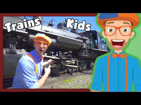 Blippi 16. Trains for Children  Thumbnail