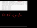 videos de NY Regents Math B Jan 2009 # 11 12 and 13