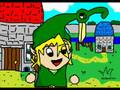 Zelda Minish cap hyrule town Nes style