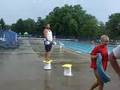 What lifeguards do when it rains