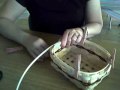 Basket Weaving Video #10--Securing the Rim in Place and using a Rim Filler