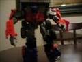 Transformers Optimus and Jazz Stop motion