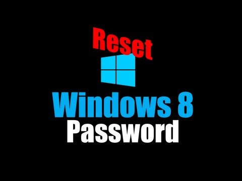 how to password reset windows 8