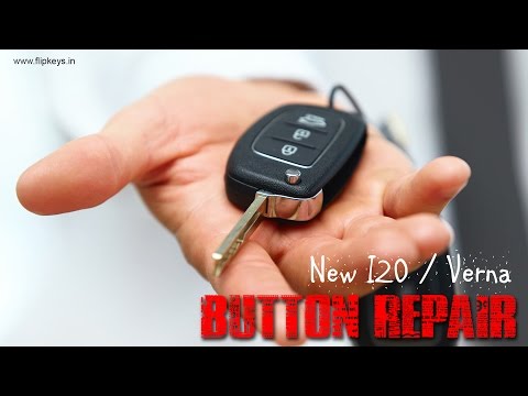 Hyundai I20 Flip Key Button Repair