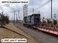 SEPTA wire train on Doylestown Branch March 3 2007