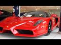 Red Ferrari Enzo Start Up and Rev