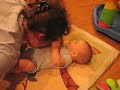 Sebastian Laughs and Screams on his Playmat