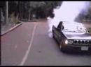 Burn out in the Mazda truck