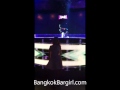 White russian lady dancing