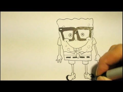how to draw spongebob step by step
