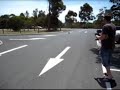 Twin engine Drag car test run