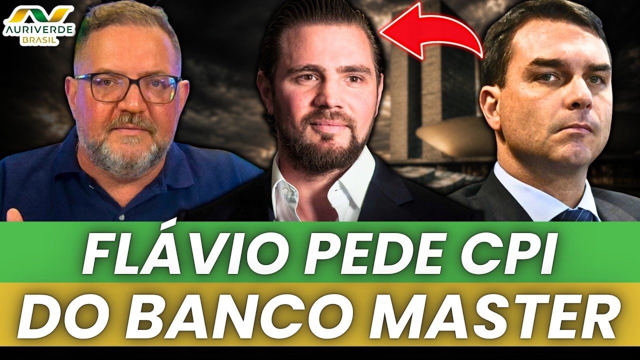 Em nota, Flávio Bolsonaro nega irregularidades e pede CPI do Master